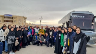اعزام 140 نفر از دانشجویان دانشگاه ملی مهارت مرکز دختران اقلید به اردوی مشهد