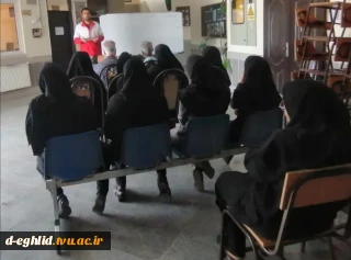 برگزاری کارگاه آموزشی کمک های اولیه پایه در آموزشکده ملی مهارت  دختران اقلید