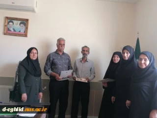 همزمان با روز حراست تقدیر از تلاشگران امنیت در آموزشکده ملی مهارت دختران اقلید