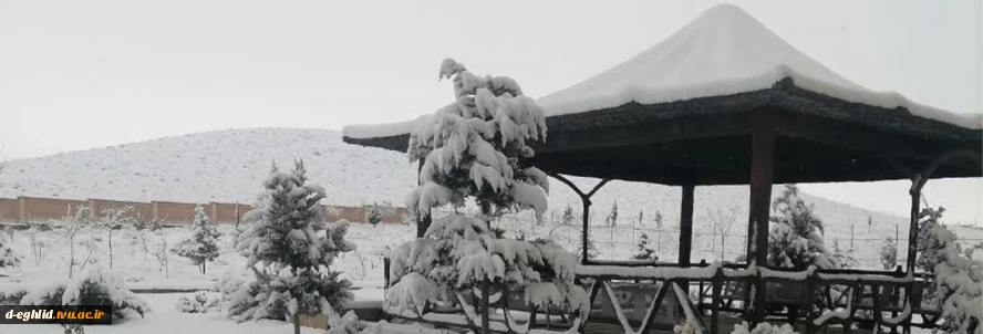 زمستان برفی آموزشکده دختران اقلید